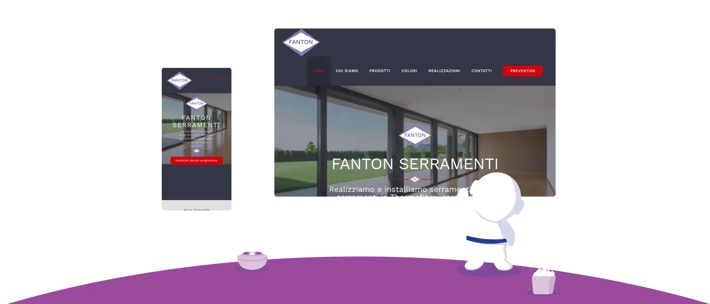 Banner Fanton Serramenti