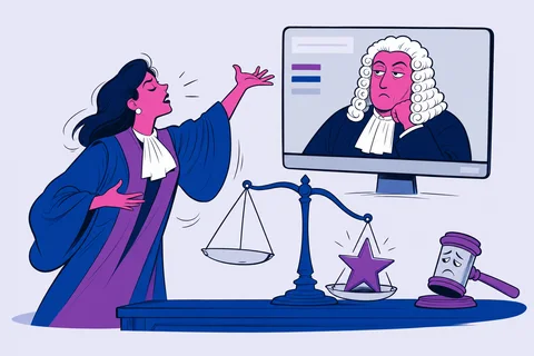 Illustrazione siti web per avvocati